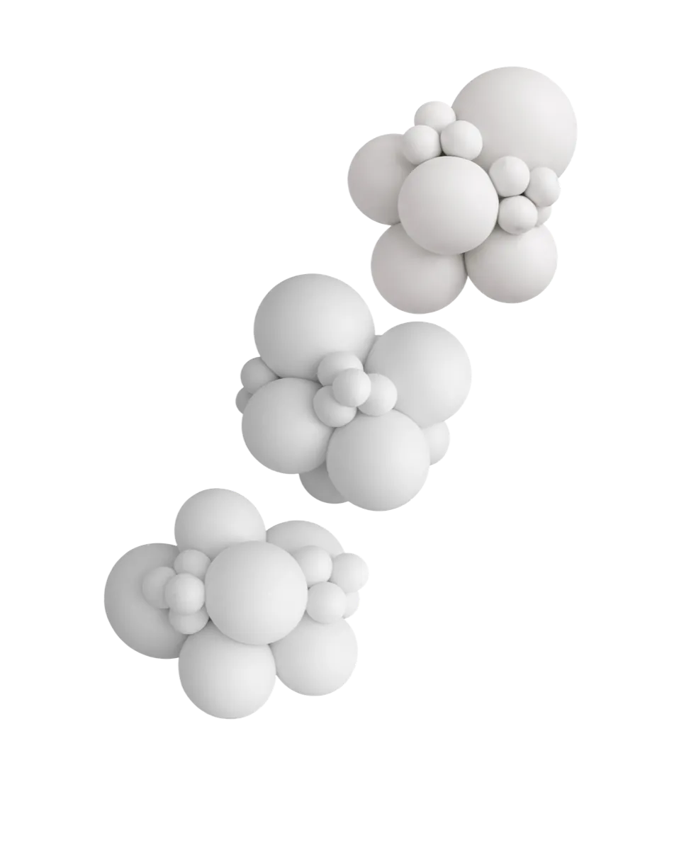 Globos en 3 Colores